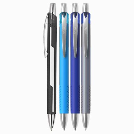 Cello Butterflow Clic Ball pen Blue 10 pcs